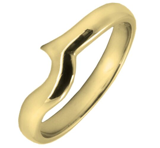 3mm Shaped Wedding Ring | W291